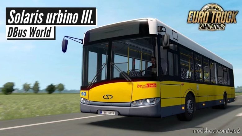 ETS2 Bus Mod: Solaris Urbino III 12 BVG V2.0.8 1.40.X (Featured)