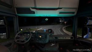 ETS2 Scania Part Mod: Interior Cabin Lights For Scania Next-Gen (Image #3)