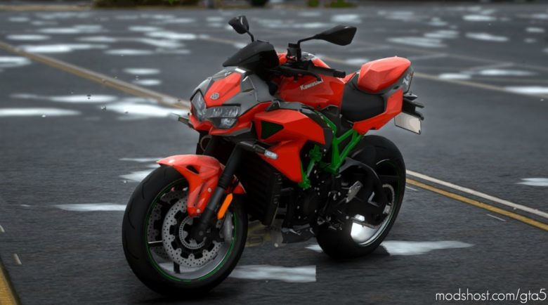 GTA 5 Vehicle Mod: 2020 Kawasaki Z-H2 (Featured)