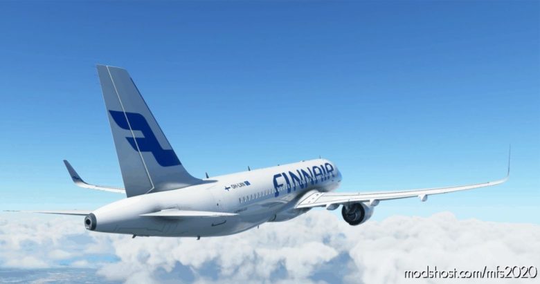 MSFS 2020 A320neo Livery Mod: Airbus 320NEO – Finnair – FBW A32NX (Featured)