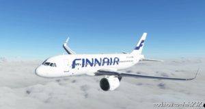 MSFS 2020 A320neo Livery Mod: Airbus 320NEO – Finnair – FBW A32NX (Image #3)