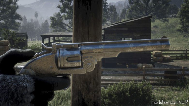 RDR2 Weapon Mod: Dutch’s Schofield Engravings ON The Regular Schofield (Featured)