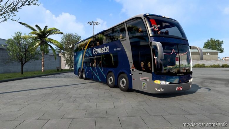 ETS2 Bus Mod: Marcopolo Paradiso G6 1800 DD 8×2 1.40 (Featured)