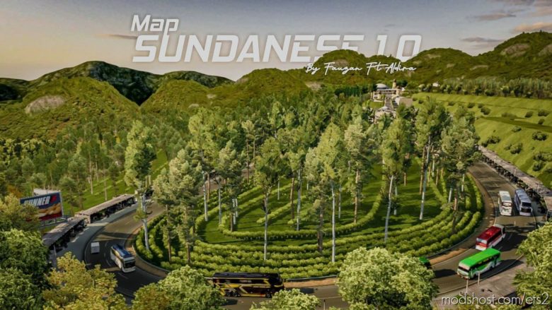 ETS2 Standalone Mod: Sundanese Map Mod 1.40 (Featured)