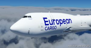 MSFS 2020 Boeing Livery Mod: European Airlines Virtual Boeing 747-8F – 8K (Mirrored) (Featured)