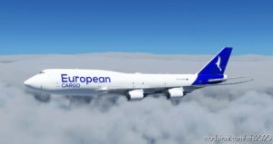 MSFS 2020 Boeing Livery Mod: European Airlines Virtual Boeing 747-8F – 8K (Mirrored) (Image #3)