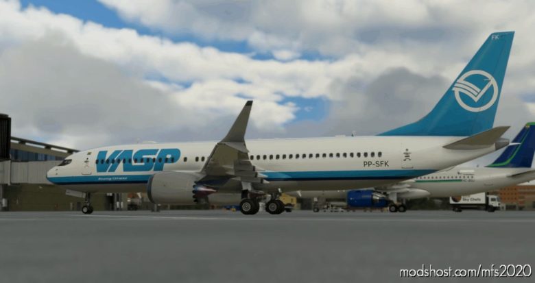 MSFS 2020 737-MAX Livery Mod: Bredok’s 737 MAX | Vasp (Featured)