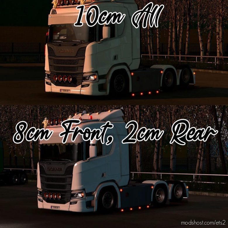 ETS2 Scania Part Mod: NG Pgrs Lowered Chassis 1.40 (Featured)