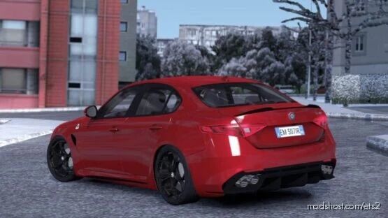 ETS2 Car Mod: Alfa Romeo Giulia 1.40 (Featured)