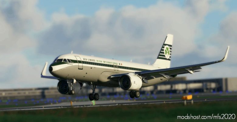 MSFS 2020 Livery Mod: FBW A32NX AER Lingus Retrojet (Featured)