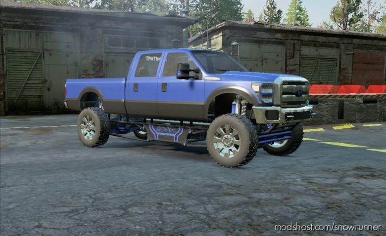 SnowRunner Car Mod: B-350 Diesel Mega MUD Truck V1.8.7 (Featured)