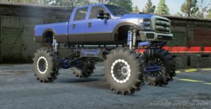 SnowRunner Car Mod: B-350 Diesel Mega MUD Truck V1.8.7 (Image #3)