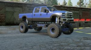 SnowRunner Car Mod: B-350 Diesel Mega MUD Truck V1.8.7 (Image #5)