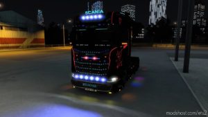 ETS2 Scania Part Mod: Lightpack And Lights Addon V3.0 (Image #3)