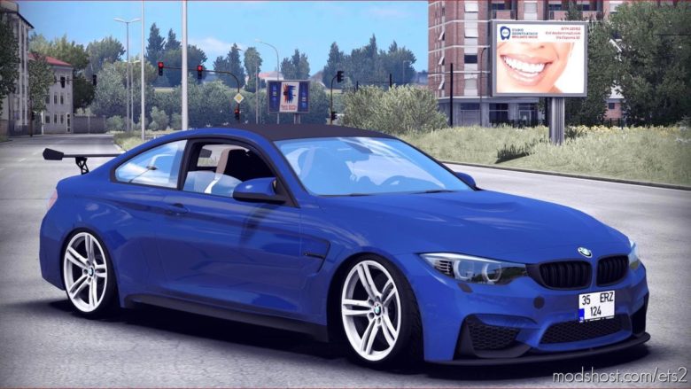 ETS2 BMW Car Mod: M4 1.40.X (Featured)