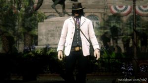 RDR2 Player Mod: White Worsted Coat (Image #3)