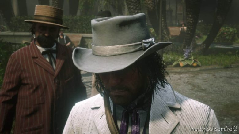 RDR2 Player Mod: White Gambler HAT (Featured)