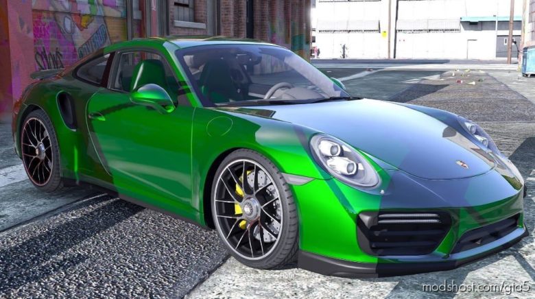 GTA 5 Porsche Vehicle Mod: 2016 Porsche 911 Turbo S V1.2 (Featured)