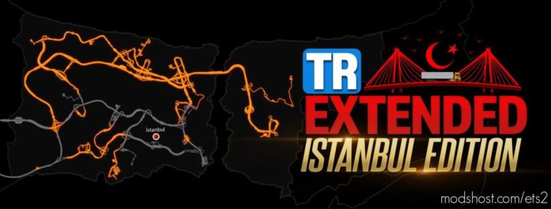 ETS2 Mod: TR Extended Map V1.2.2 1.40.X (Featured)