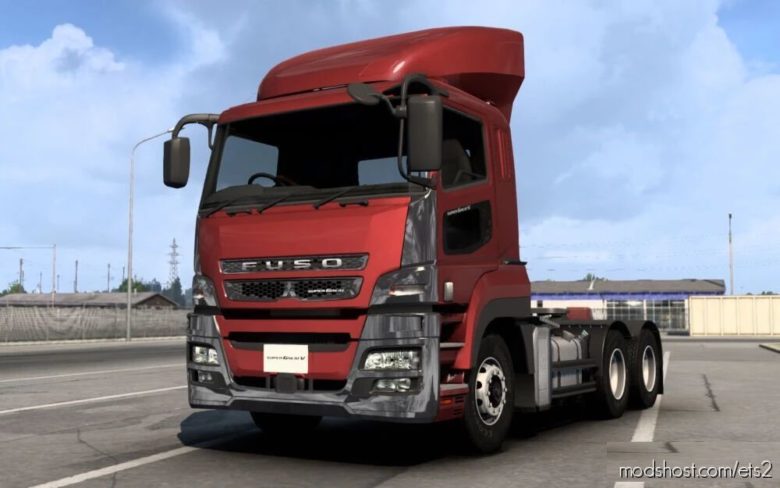 ETS2 Mitsubishi Truck Mod: Fuso Supergreat 1.40 (Featured)