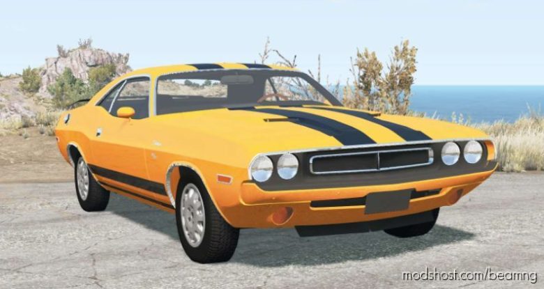 BeamNG Dodge Car Mod: Challenger RT 440 SIX Pack (JS-23) 1970 (Featured)