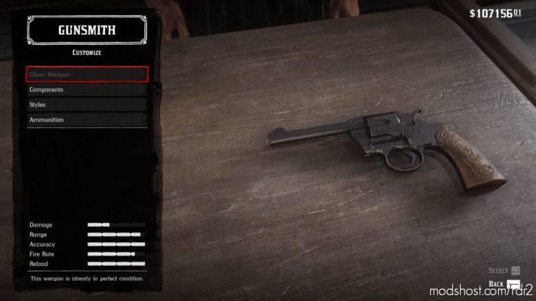 RDR2 Mod: Skull Grip Carving (Featured)