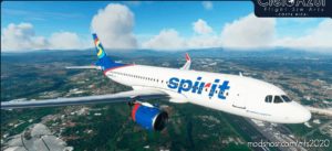 MSFS 2020 Airbus Livery Mod: A32NX Spirit Airlines | Package | Flybywire Airbus A320Neo (8K) V1.3 (Image #2)