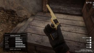 RDR2 Weapon Mod: Gunslinger Ebony Grip ON Schofield Revolver (Image #2)