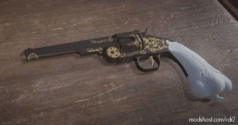 RDR2 Mod: Algernon’s Revolver (Pure White) For Both Schofield And Cattleman (Featured)