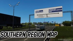 ETS2 Mod: Southern Region Map V10.1 Revised 1.40.X (Featured)