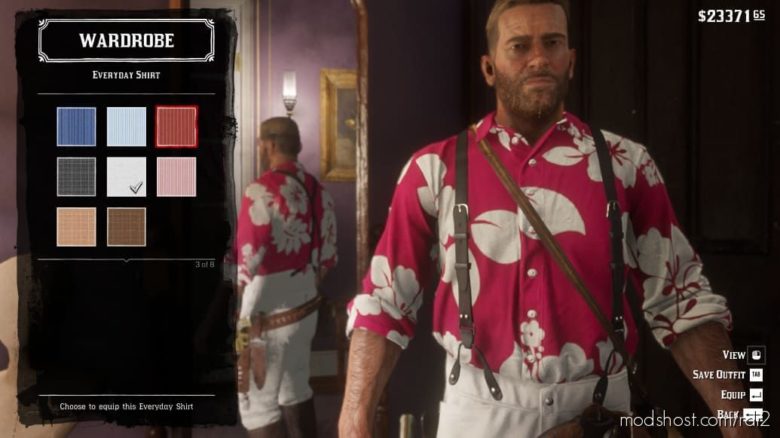 RDR2 Mod: HOT Pink Tahiti Shirt (Featured)