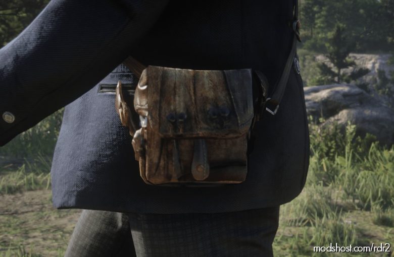 RDR2 Mod: Guarma Satchel Replacer For Arthur Satchel (Model Only) (Featured)