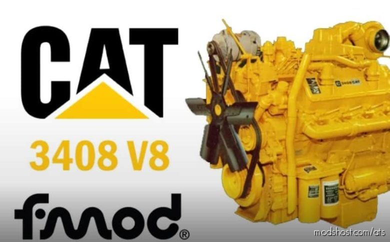 ATS Sound Mod: CAT 3408 V8 1.40 (Featured)