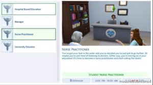 Sims 4 Mod: Nursing Career-4 Tracks (Updated 4/22/21) (Image #2)