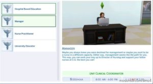 Sims 4 Mod: Nursing Career-4 Tracks (Updated 4/22/21) (Image #4)