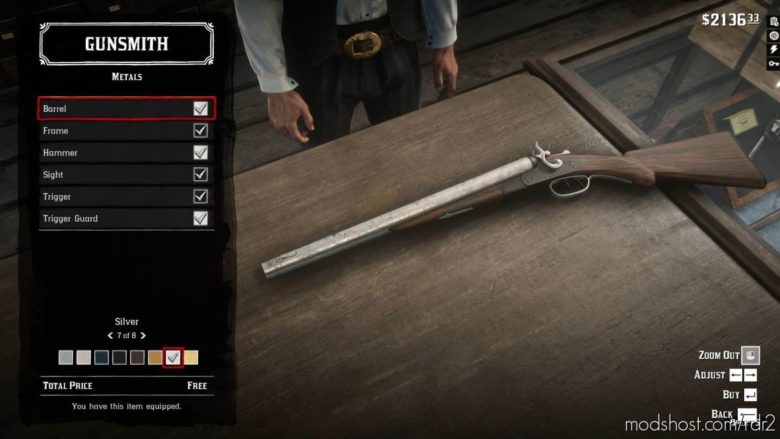 RDR2 Weapon Mod: Krampus Double Barrel (Featured)