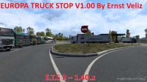 ETS2 Mod: European Truck Stops By Ernst Veliz 1.40.X (Image #2)