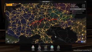 ETS2 Mod: World Map HD 1.40 (Image #4)