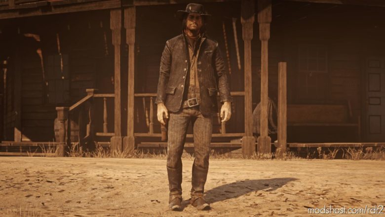 RDR2 Mod: John Marston Gang Coat (Featured)