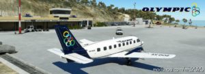 MSFS 2020 Embraer Livery Mod: Nextgen Simulations Emb-110P1 Olympic Airlines (Image #4)