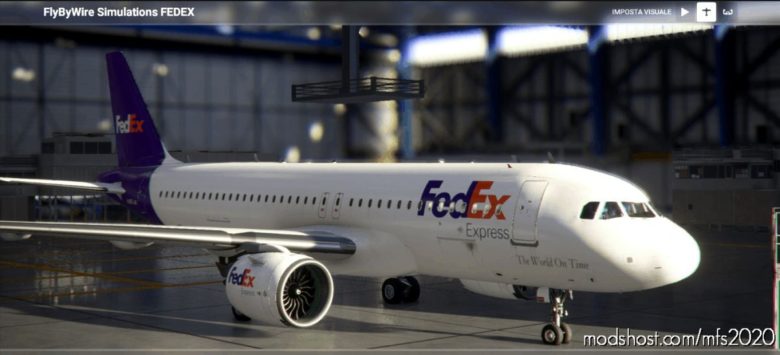 MSFS 2020 A32NX Livery Mod: A32NX Flybywire And ALL Mod | Airbus A320Neo Fedex | In 8K Official Realistic (Featured)