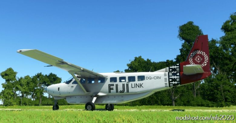 MSFS 2020 Cessna Livery Mod: 208B Grand Caravan Fiji Link 4K Fictional (Featured)