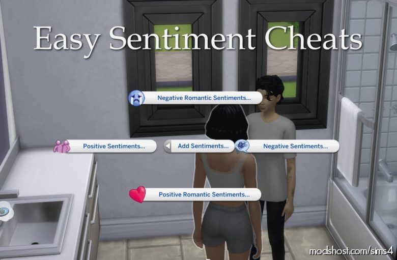 Sims 4 Mod: Easy Sentiment Cheats V0.8 (Featured)