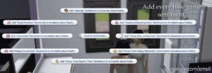 Sims 4 Mod: Easy Sentiment Cheats V0.8 (Image #2)