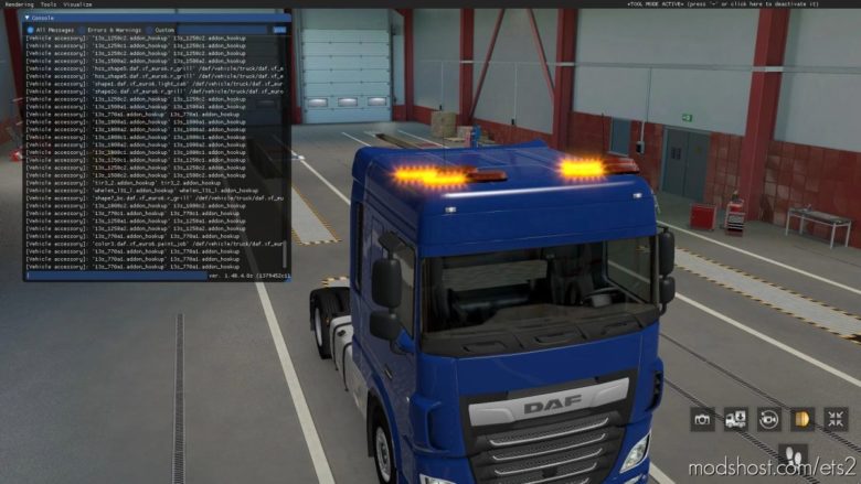 ETS2 Part Mod: Ecco Beacon Addon – Kelsa Lightbars 1.40.X (Featured)