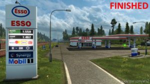 ETS2 Mod: Real European GAS Stations Reloaded 1.40 (Image #2)