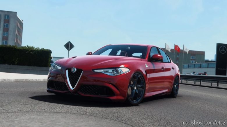 ETS2 Car Mod: Alfa Romeo Giulia V1R60 1.40 (Featured)