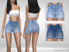 Sims 4 Clothes Mod: Michelle Shorts (Featured)