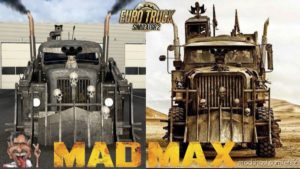 ETS2 Mod: Montro 111S Madmax Truck + Madmax Trailer 1.40 (Image #2)