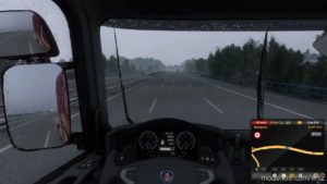 ETS2 Rain Weather Mod: Beautiful Rain HD 1.40 (Image #3)